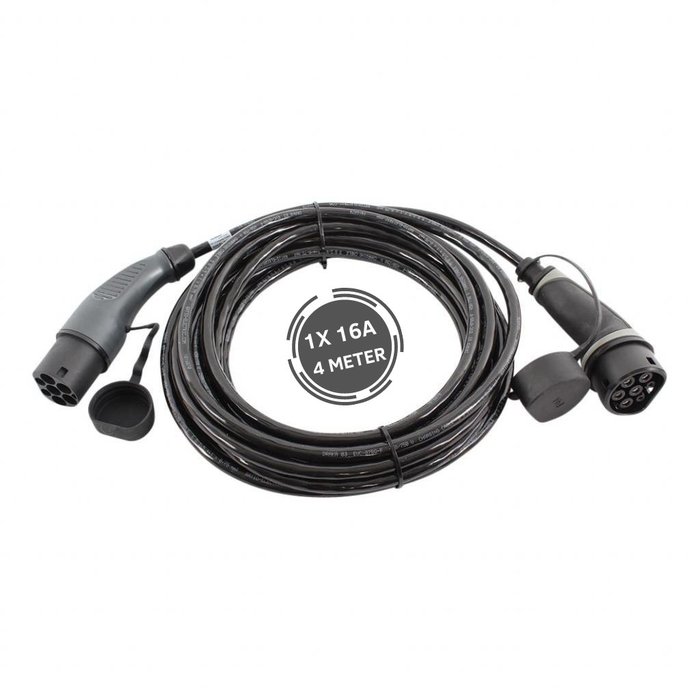 Ratio Electric Ratio Basic Line Typ 2 bis Typ 2 - 3.7 kW - 1 Phase 16A - Ladekabel