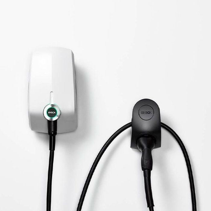 EVBox Elvi Stecker & Kabel Halter für Stecker Typ 2 - Wallbox Discounter