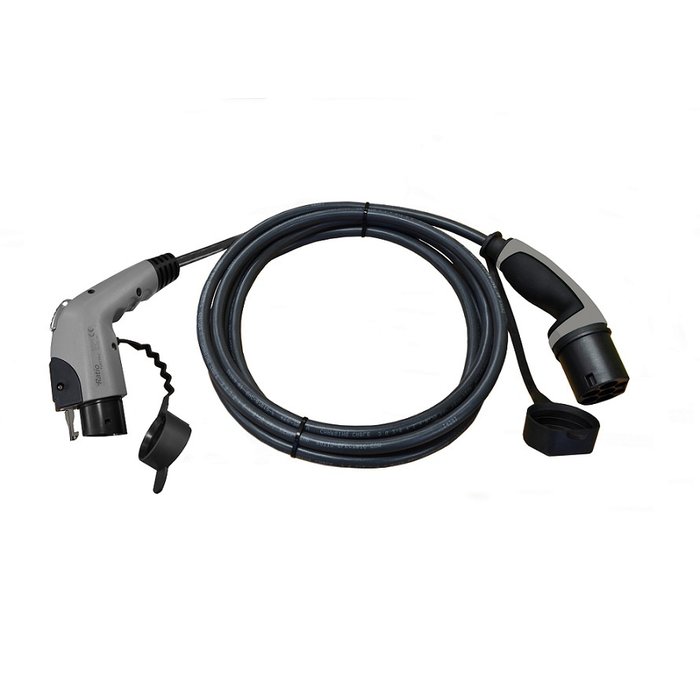 Mennekes charging cable Type 2 | 32A | 22kW (3ph.) | 4m
