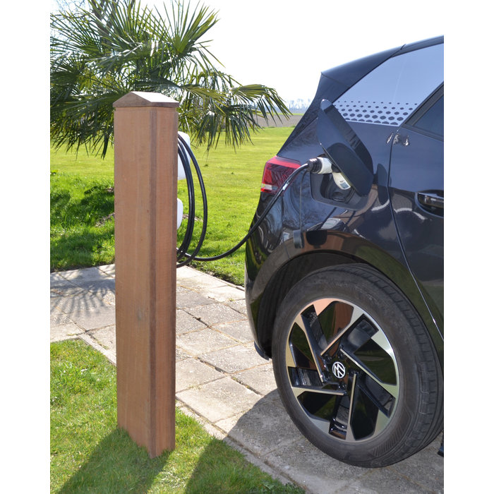 ChargeXpert Azobé poteau de fixation pour borne de recharge