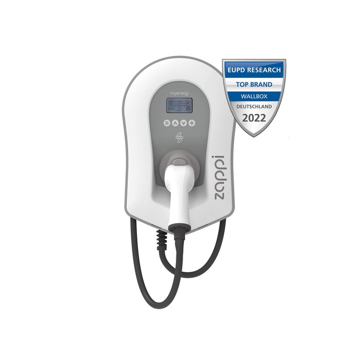 Myenergi Myenergi Zappi V2.1 - 22 kW - fase 3 - 32A - 6,5 meter laadkabel type 2 - laadpaal
