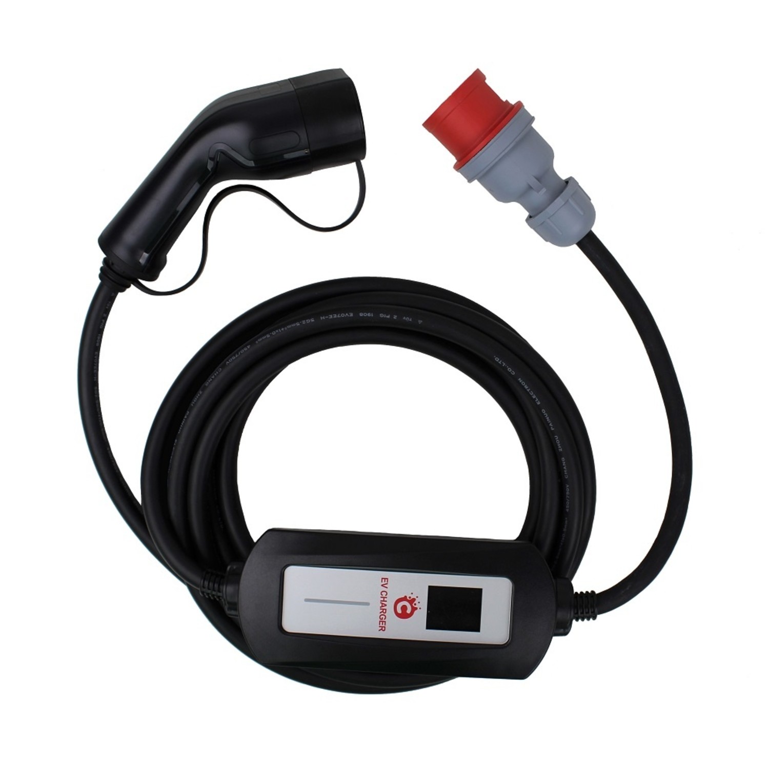 EV TYPE2-TYPE2 Charging Cable 2 Metre 16 Amp CE certification