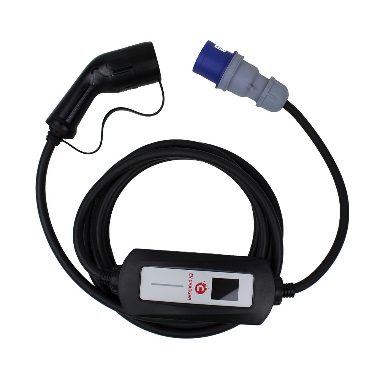 EVPLUG® EV Charging Cable EV Electric Vehicle PHEV Type 2, 7.4kW, 32A, 3  Metres