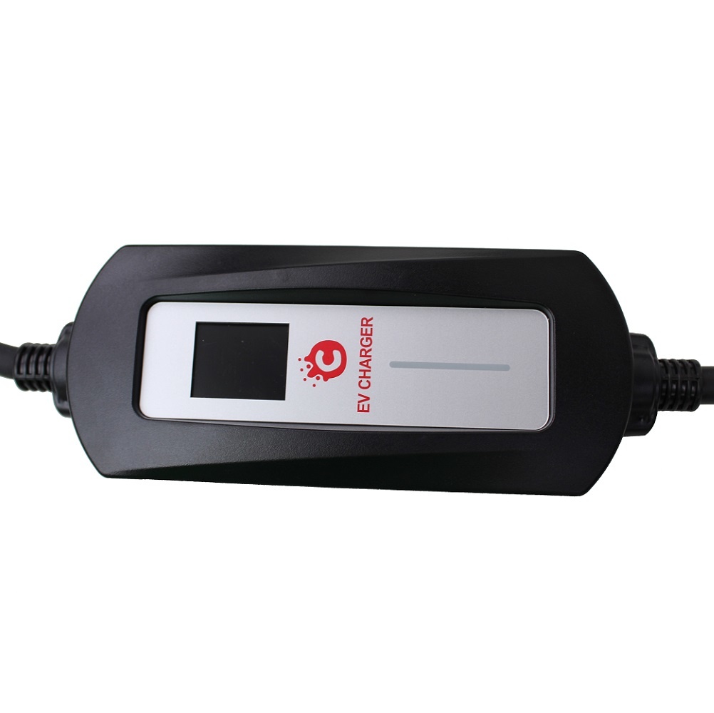Chargeur EV Portable pour Voitures Électriques, Prise Rouge CEE