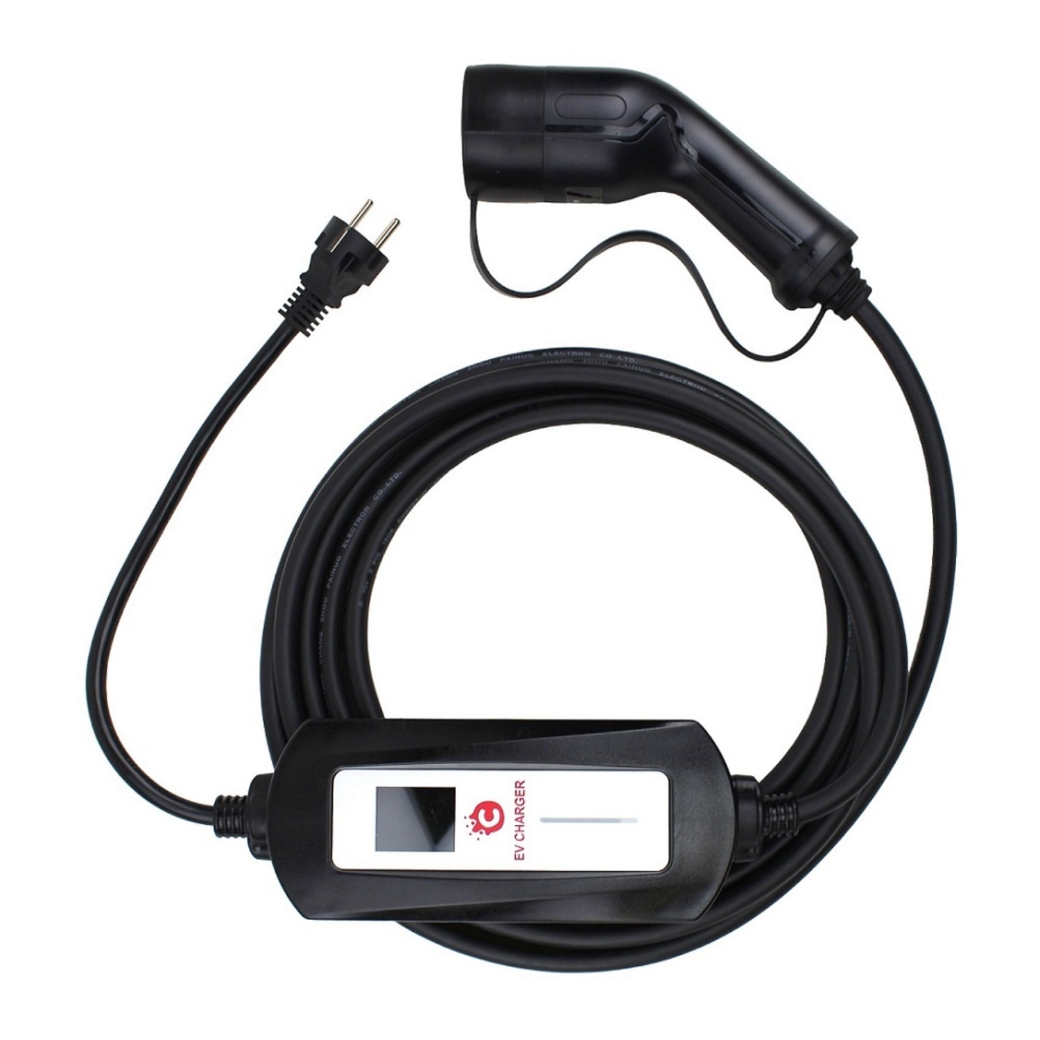 Portable charger for electric car Schuko to Type 2 Besen PCD020