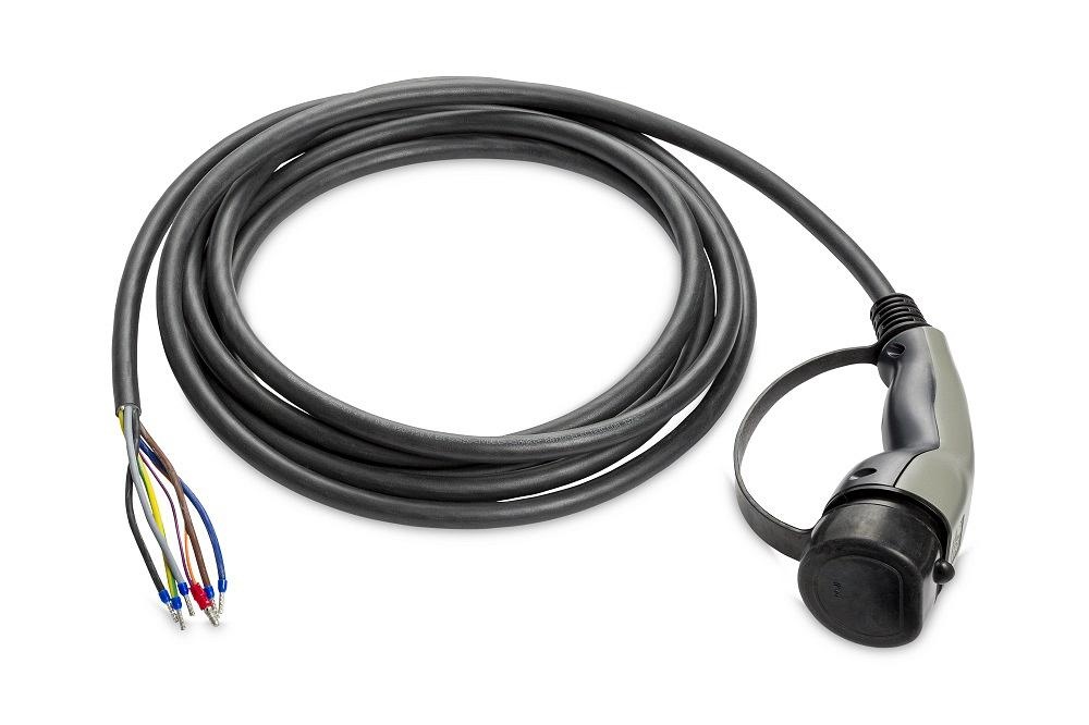 Ratio E-line EVLadekabel Typ 2 offener Ende - 22 kW | 3-Phasen 32A