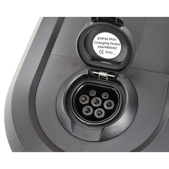 Ratio Electric Ratio Solid 22 kW - fase 3 - 32A - Type 2 - socket - laadpaal