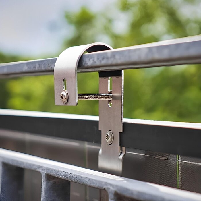 LDY Stainless Steel balcony mounting 2 solar panels