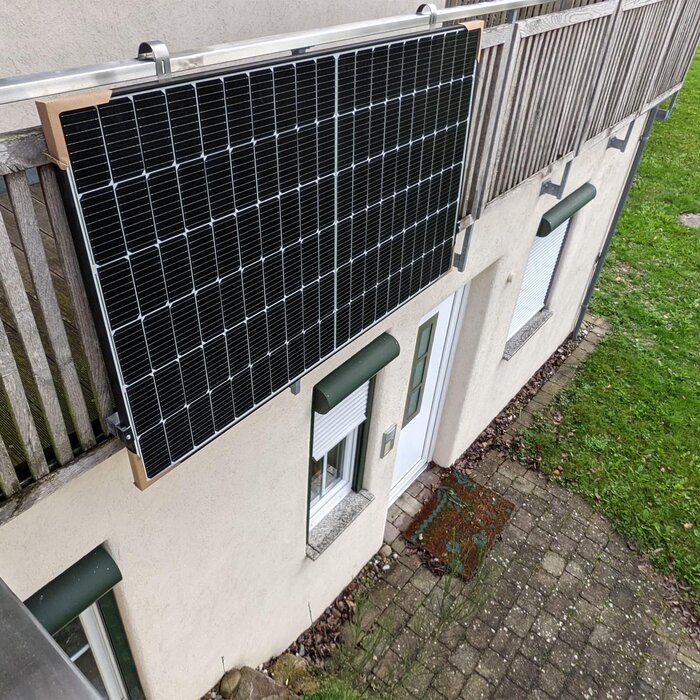LDY Kit de montage pour balcon en acier inoxydable 2 panneaux solaires