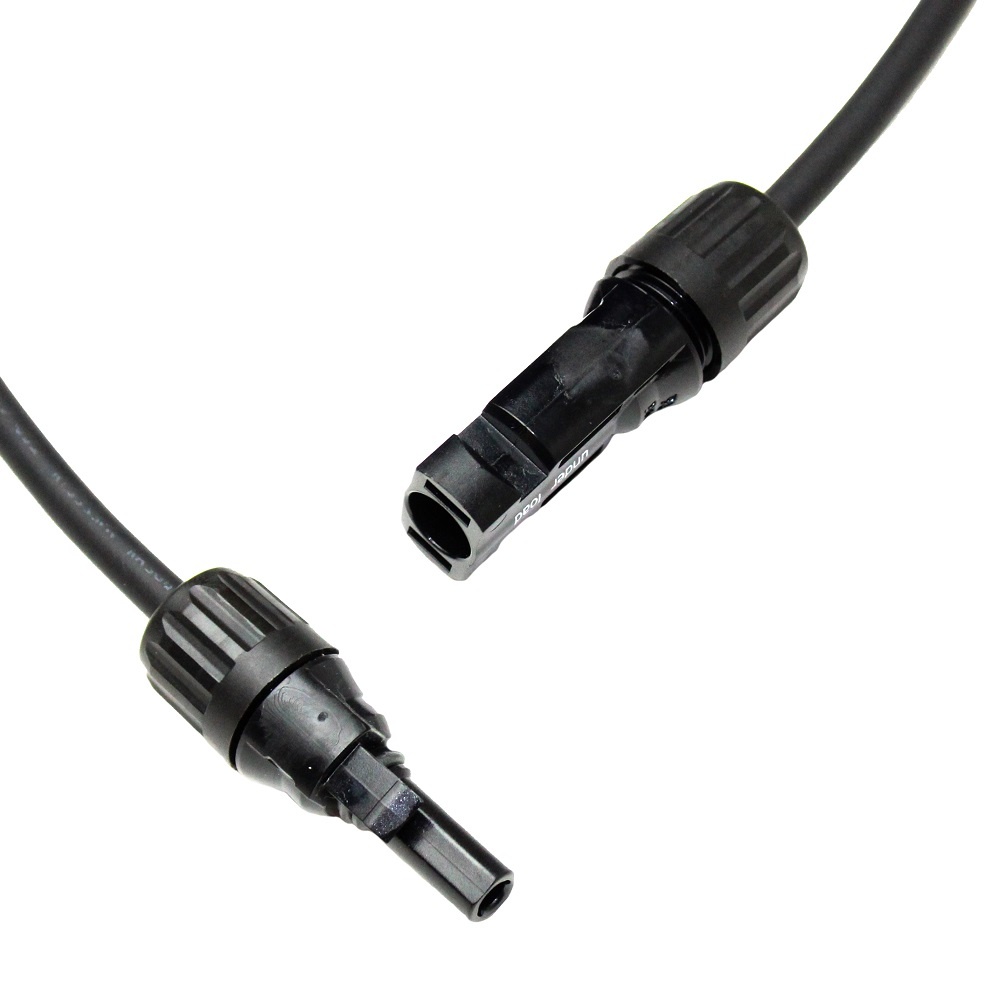 LDY Solar Kabel 4mm schwarz 15 Meter mit MC4 Steckers