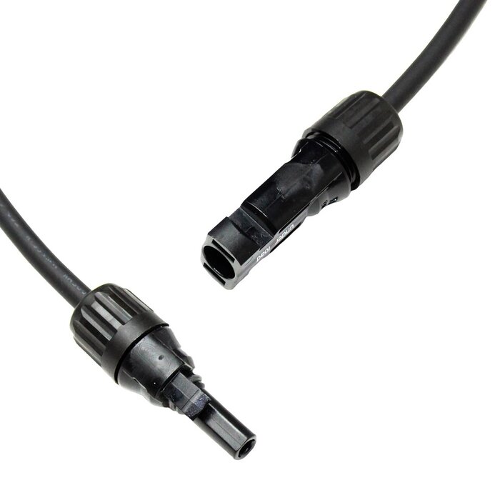LDY Solar Kabel 4mm schwarz 5 Meter mit MC4 Steckers