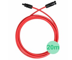 LDY Solar Kabel 6mm rot 20 Meter mit MC4 Steckers