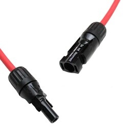LDY Solar Kabel 4mm rot 5 Meter mit MC4 Steckers