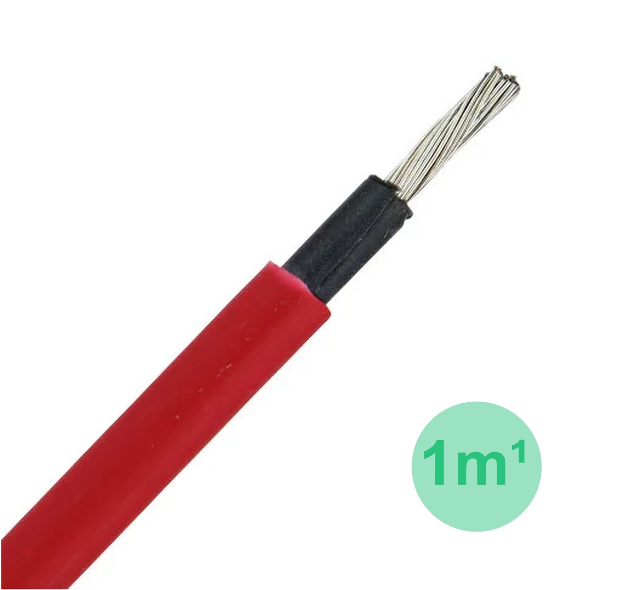 Want to buy Solar cable 6mm red? Order 1 piece per metre