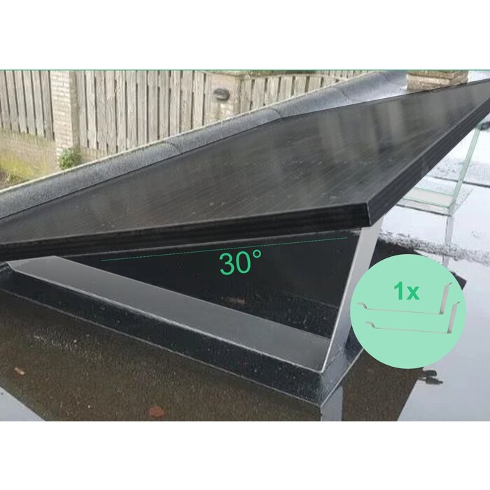 LDY Flachdachkonstruktion Rahmen 2er-Pack  für 1 PV-Anlage horizontal