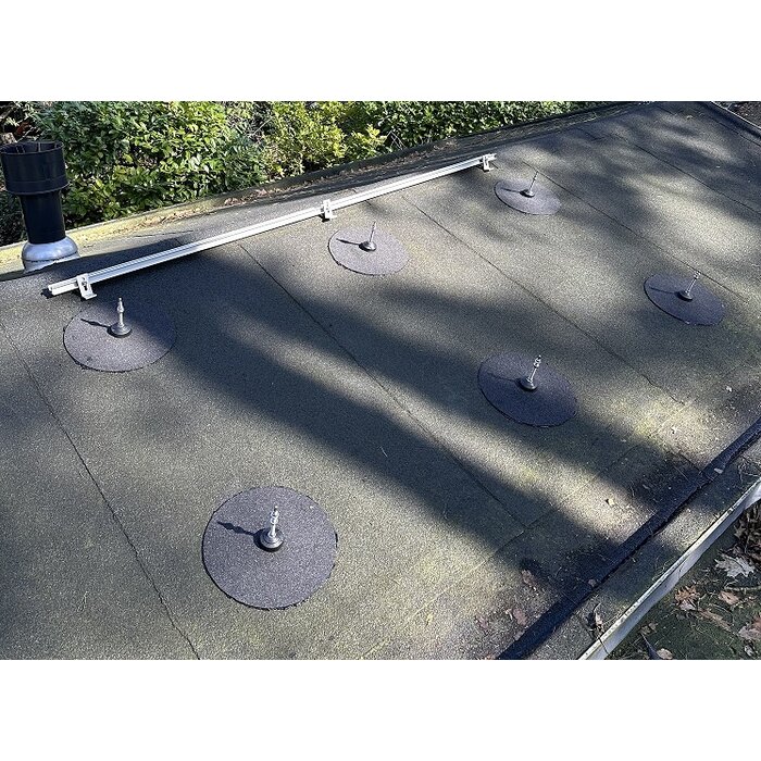 LDY Montageset für Solarmodule Bitum Schrägdach