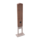 Azobé standing pole for EV Charger with 220V wall socket