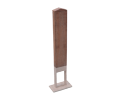 ChargeXpert Azobé standing pole
