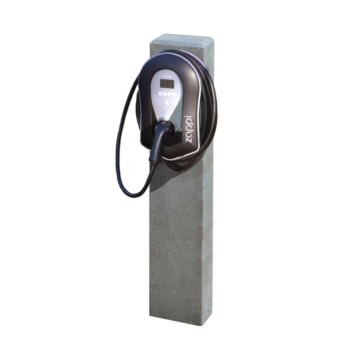 ChargeXpert Poteau de fixation en plastique pour borne de recharge