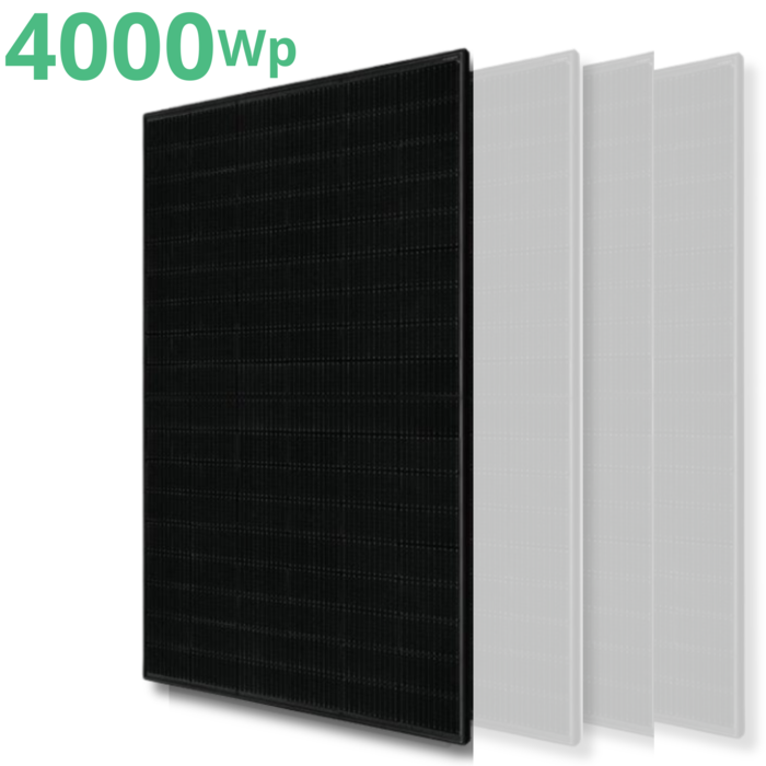 LDY Plug and Play Solarmodule - 5x600w Wechselrichter mit 10x 400Wp Solarmodule - PV Verteiler