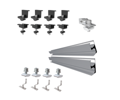 LDY Dachziegel-Befestigungssets Solarmodule Vertikal