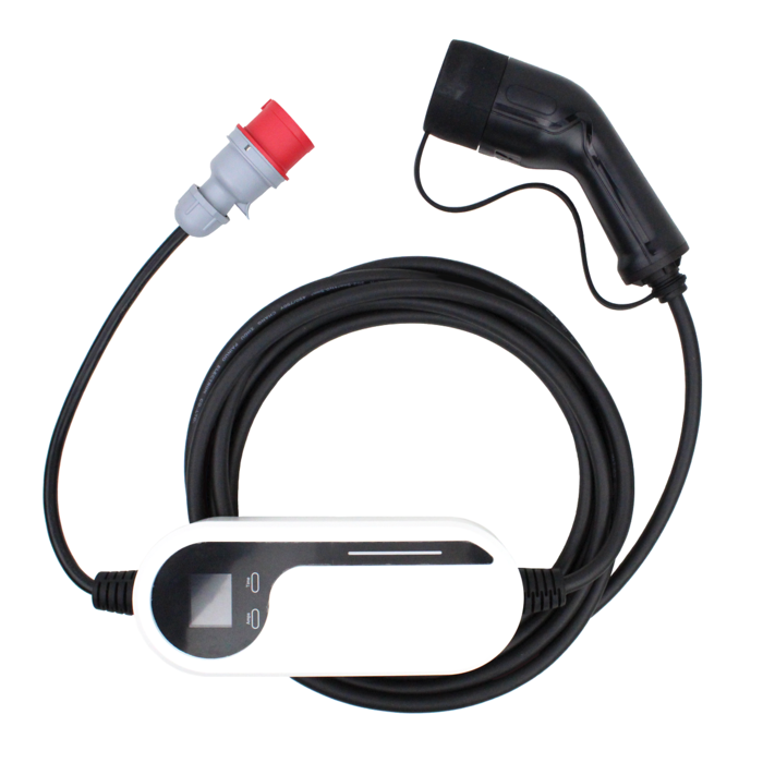 LDY Loady einstellbare Mobile Wallbox - Typ 2 - CEE - 22 kW - 10-32A