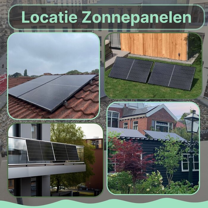 LDY 1 Solar Balkonkraftwerk 425W PV-Module mit Mikrowechselrichter - Plug & Play