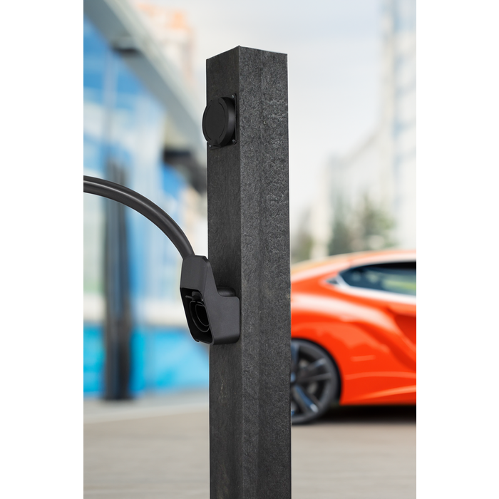 LDY Loady Pillar - 22kW - Type 2 - Kunststof -Antraciet