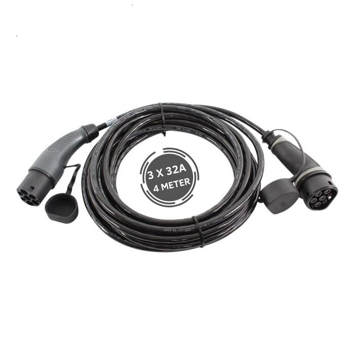Ratio Electric Ratio Basic Line type 2 to type 2 - 22 kW - 4M - charging cable