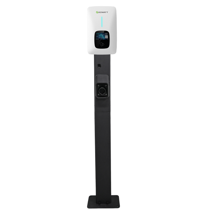 Standing pole for Growatt Thor EV charger