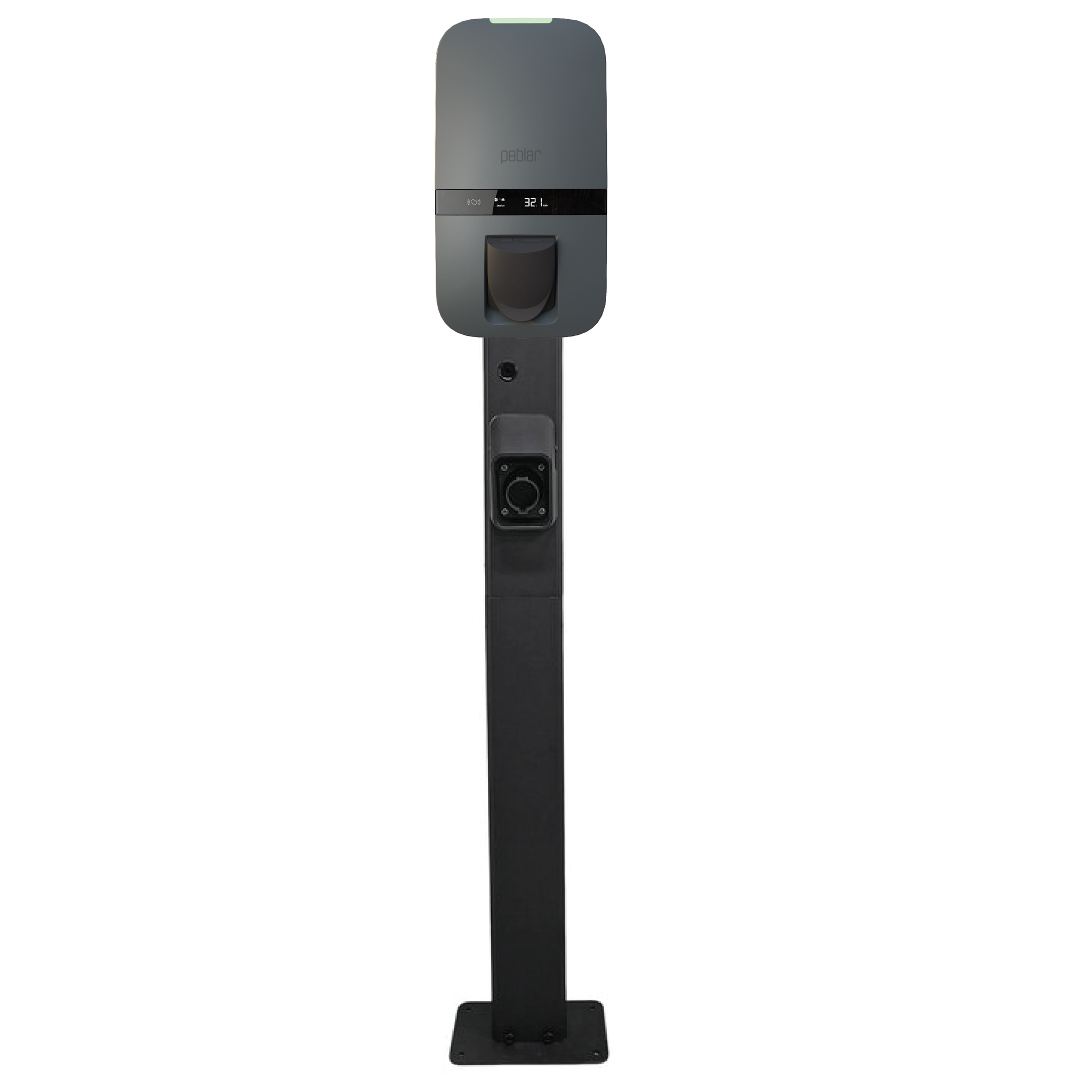 Poteau de montage pour Peblar borne de recharge