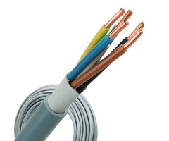 Installatiekabel fase 3 YMVK-as 5x4mm2 per meter