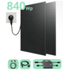 LDY 2 Zonnepanelen met stekker set - Plug & Play - 840Wp zonnepanelen - Gratis verzending
