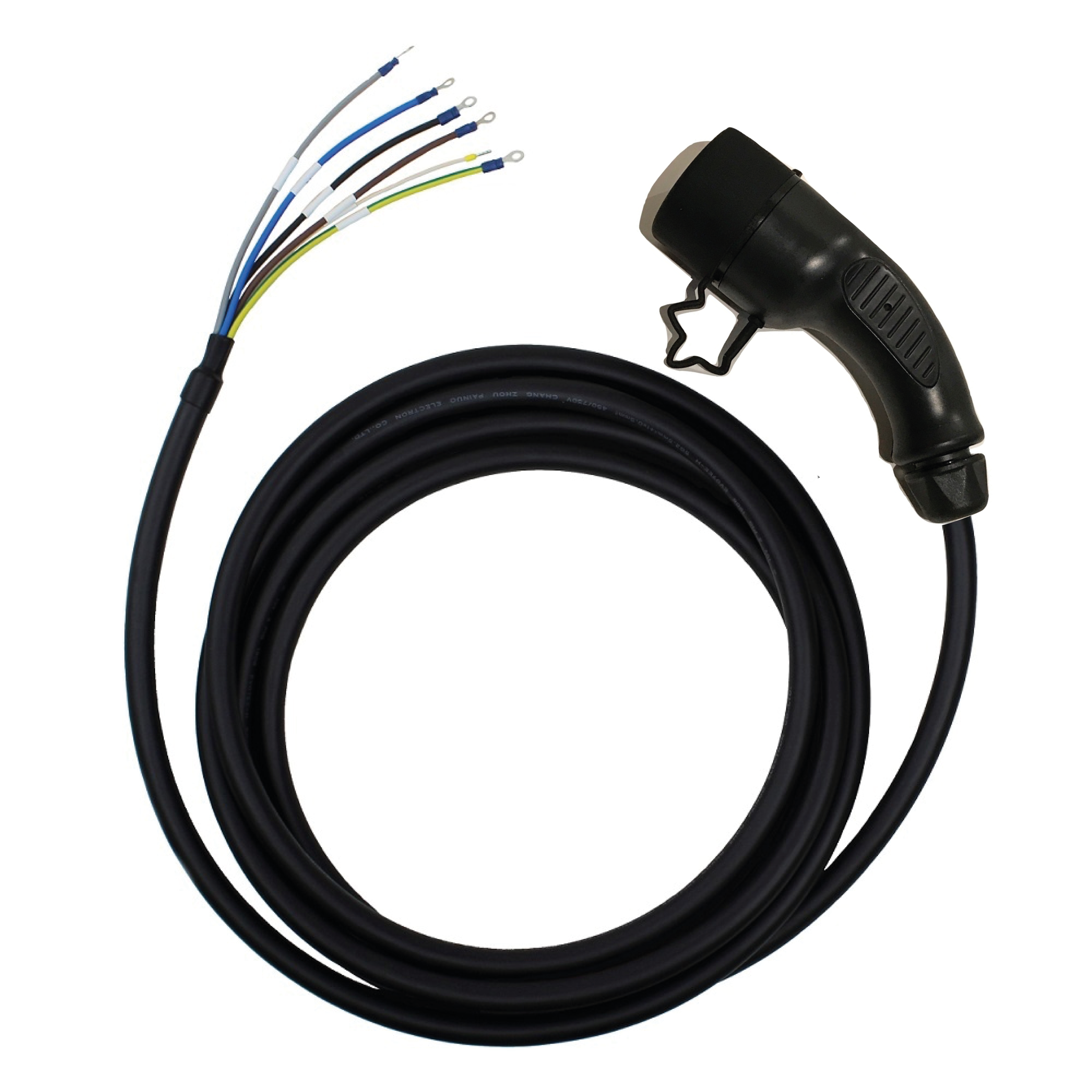 ORBIS Orbis 5 Meter Ladekabel Typ 2 offenes Ende - 22kW - 3x32A - Auslauf