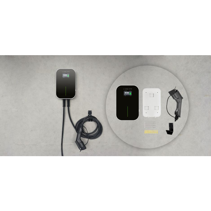 Besen Besen borne de recharge avec APP 22 kW - 3x32A - type 2 - 6 mètres - sortie