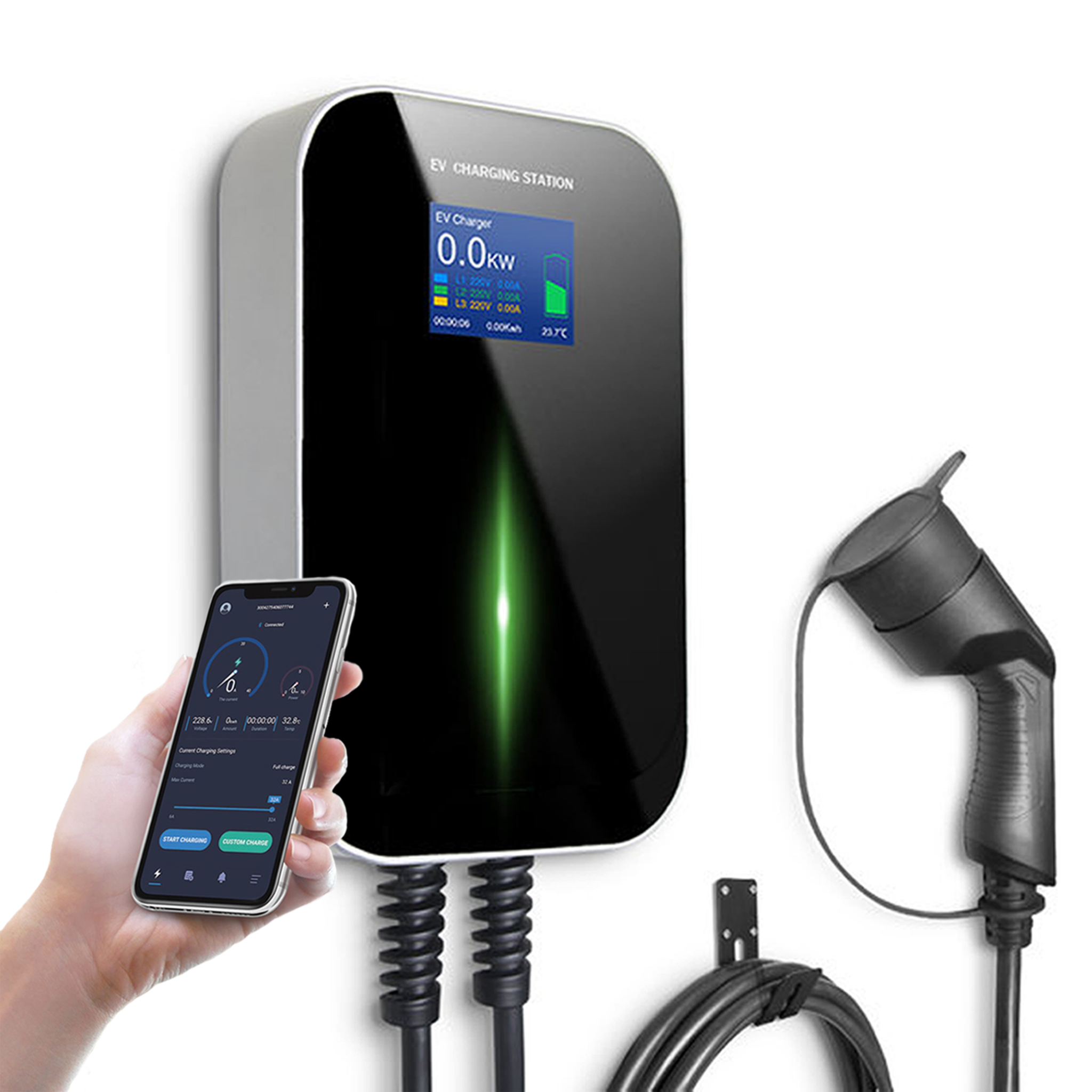 Besen Besen 3.7 kW laadpaal met App - type 2 - 6M - outlet