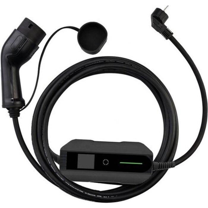 LDY Loady verstelbare mobiele thuislader - type 2 - schuko - 6-16A - 15M - outlet