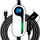 Loady verstelbare mobiele thuislader - type 2 - schuko - 6-16A - 15M - outlet