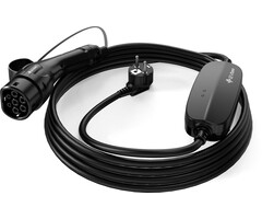 EVbee mobile charger 2 metres - type 2 - schuko - outlet