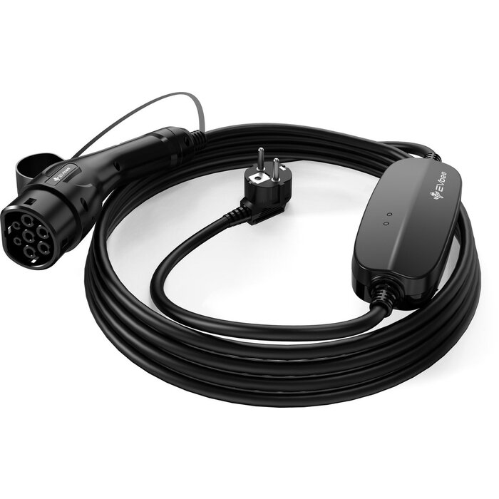 EVbee Mobile Ladegerät 2 Meter - Typ 2 - Schuko - 3,7kW - 1x16A - Auslauf