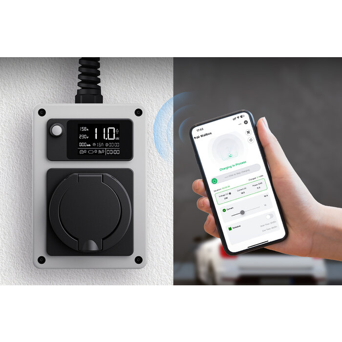 LDY Mobiele Wallbox Type 2 – CEE - 11kW 6-16A