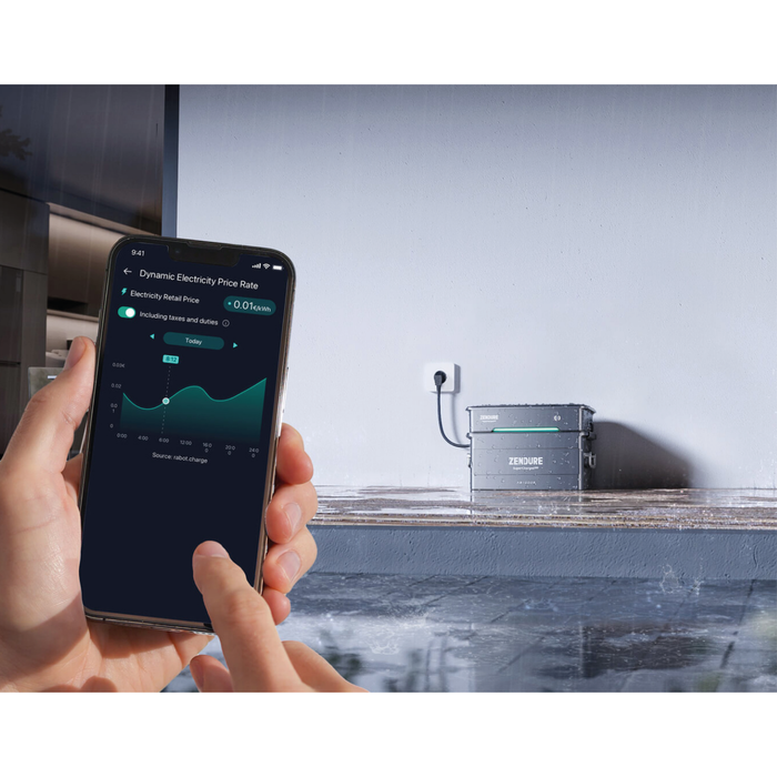 Zendure Kombi: Zendure Solarspeicher Paket + 840 Wp Balkonkraftwerk mit Stecker