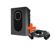 Zaptec Zaptec Combi : Zaptec Go 22 kW + Sekraft Type 2 vers Type 2 Câble de recharge 11 kW 5 mètres