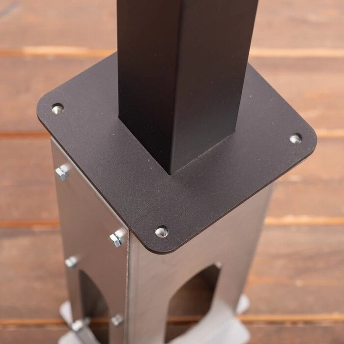 LDY Metal Base for wallbox standing pole