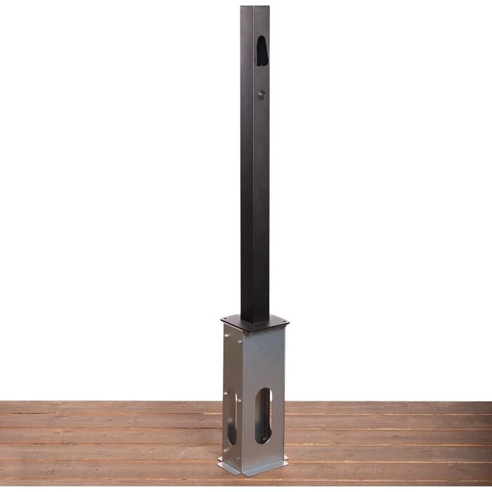LDY Metal Base for wallbox standing pole