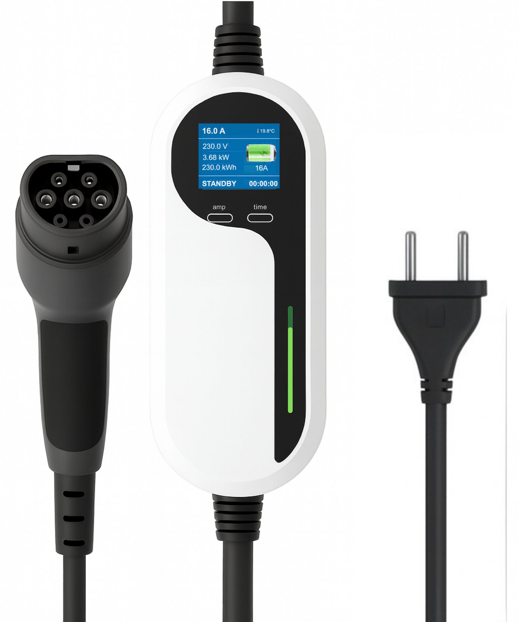 LDY Loady adjustable mobile EV charger - type 2 - schuko plug - 6-16A