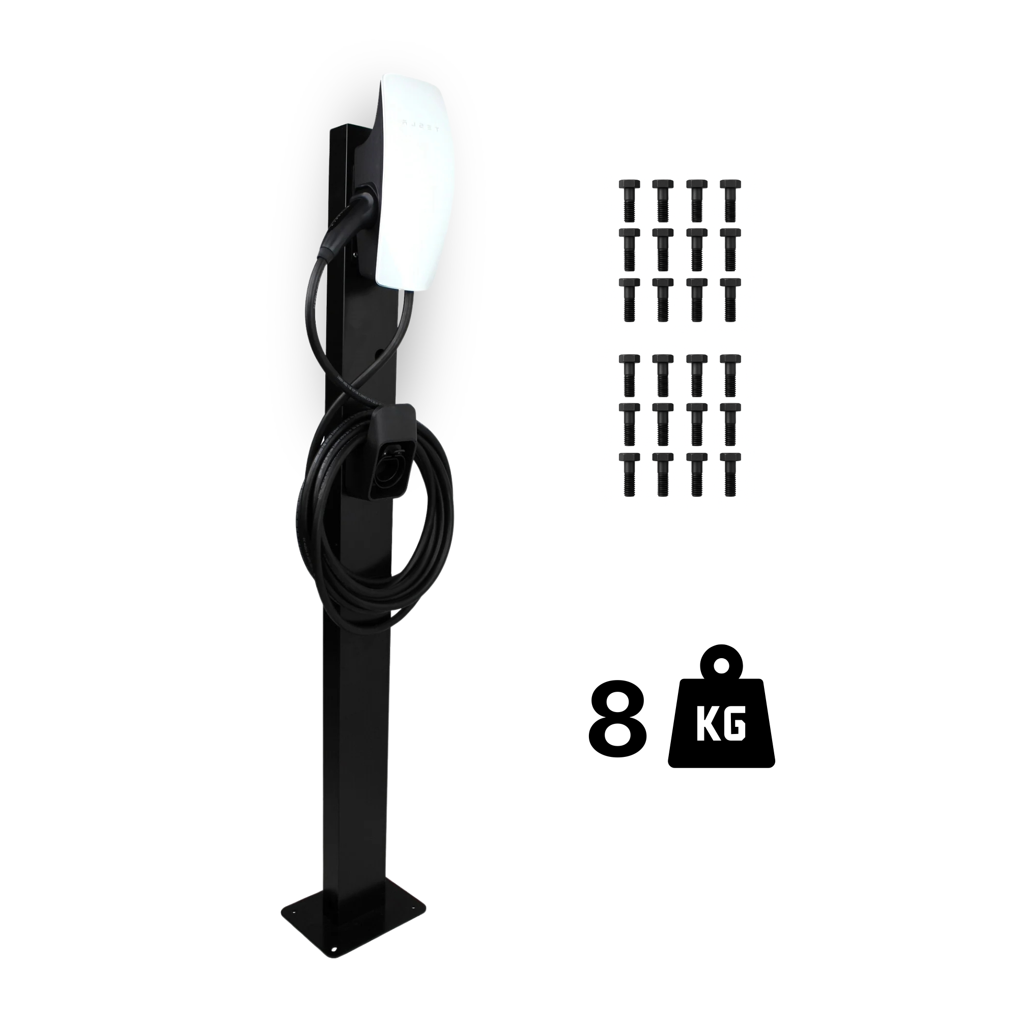 Tesla Standing pole forTesla Wall Connector Gen 3