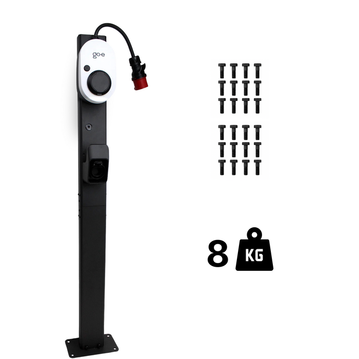 Go-e Poteau de montage pour Go-e et Fronius Wattpilot borne de recharge