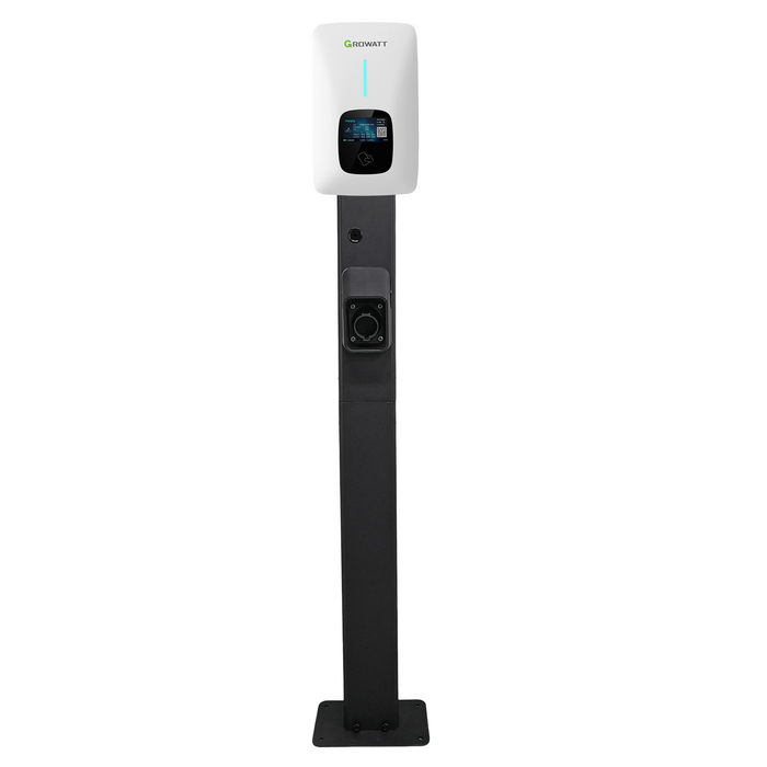 Standing pole for Growatt Thor EV charger