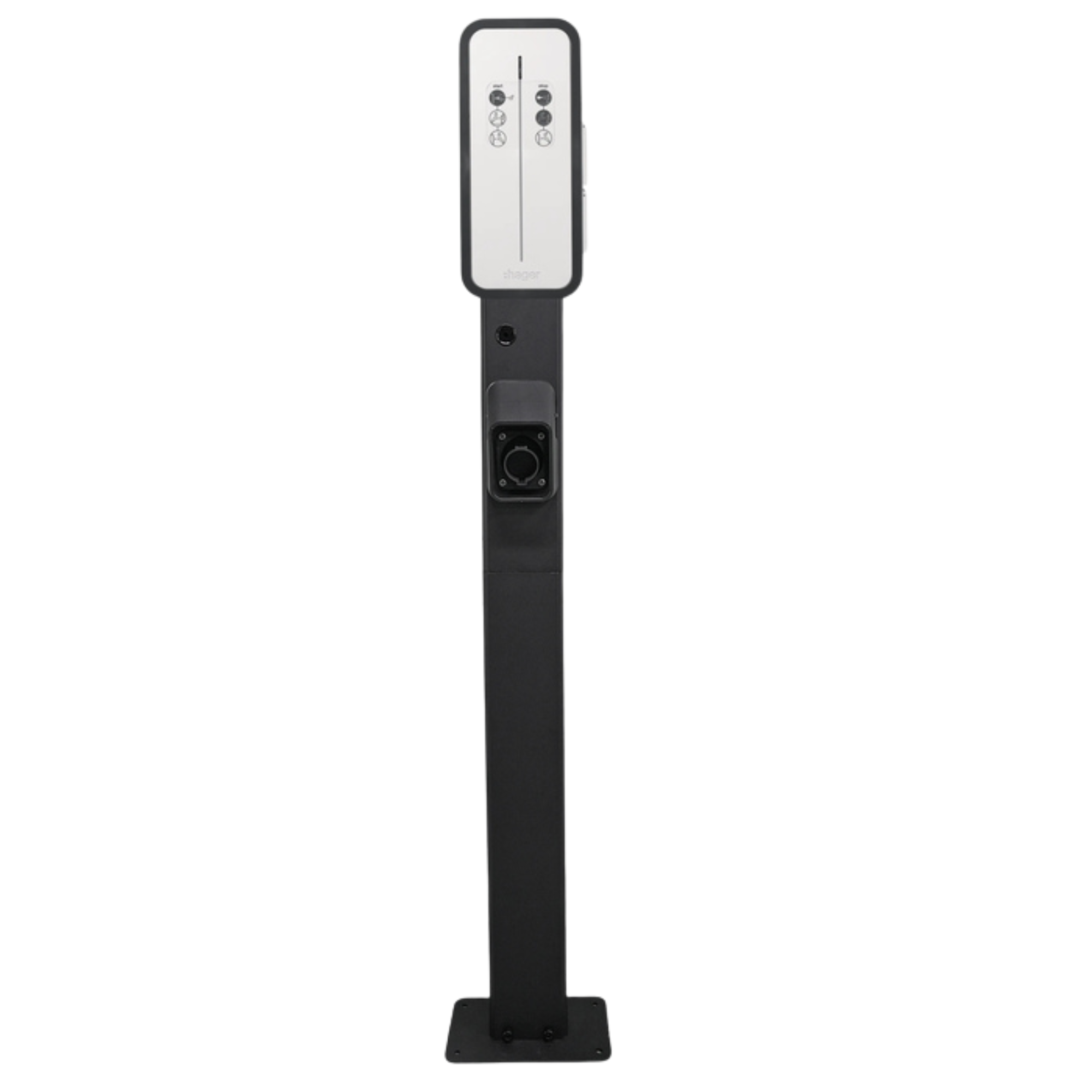 EV Charger pedestal for Hager witty